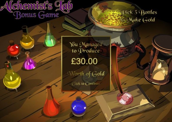 Alchemists Lab Bonus Round